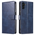 Étui Portefeuille Samsung Galaxy A04s/A13 5G avec Support - Bleu