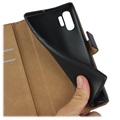 Etui Portefeuille en Cuir Samsung Galaxy Note10 Pro - Noir