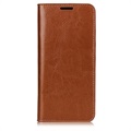 Étui Portefeuille OnePlus Nord en Cuir - Marron