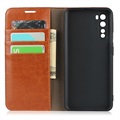 Étui Portefeuille OnePlus Nord en Cuir - Marron