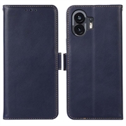 Étui Portefeuille Nothing Phone (2) en Cuir avec RFID - Bleu