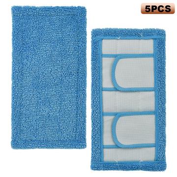 Chiffons de remplacement lavables pour Swiffer Floor Mop - 5 Pcs. - Bleu