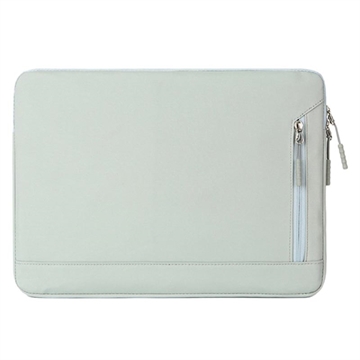 Pochette élégante et résistante à l\'eau pour ordinateur portable en Oxford avec. Poche latérale - 15.6" - Vert