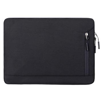 Pochette élégante et résistante à l\'eau pour ordinateur portable en Oxford avec pochette latérale - 14.6" - Noir