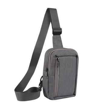 Sacoche de poitrine et d\'épaule en nylon résistant à l\'eau pour téléphone portable - Convient aux téléphones de 6.5"- 7.2"