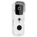 Caméra Sonnette WiFi Intelligente Résistante à l'eau avec Vision Nocturne