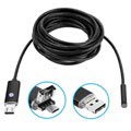 Caméra Endoscopique USB Étanche 8mm AN99 pour Android, PC - 10m - Noire