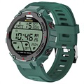 Montre Intelligente de Sport Bluetooth Étanche F26 - Vert Militaire