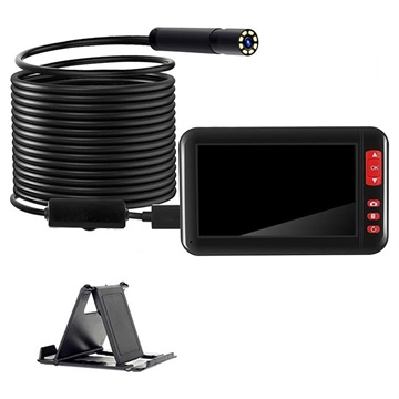 Caméra Endoscopique HD Étanche avec Écran LCD & Support - 2m