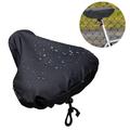 Housse de selle imperméable pour vélo - Noir