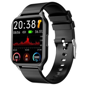 Smartwatch Étanche avec Capteur de Fréquence Cardiaque Q26 - Noir