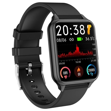 Smartwatch Étanche avec Capteur de Fréquence Cardiaque Q26PRO - Noir
