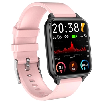 Smartwatch Étanche avec Capteur de Fréquence Cardiaque Q26PRO - Rose