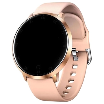 Smartwatch Étanche avec Capteur de Fréquence Cardiaque K12 - Rose Doré