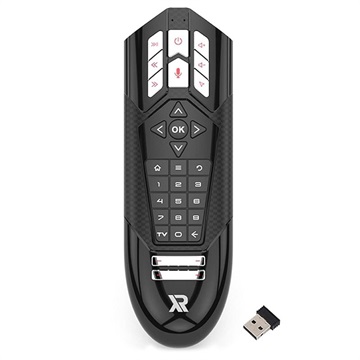 Wechip R1 Universal TV Remote Control / Air Mouse - IR / 2.4G - Black