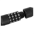 West Biking Anti-Theft Security Bike Lock with 4-Digit Code