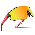 Lunettes de Soleil Sport Polarisées Unisexe West Biking - Rouge