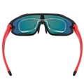 Lunettes de Soleil Sport Polarisées Unisexe West Biking - Rouge