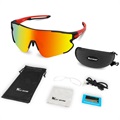 Lunettes de Soleil Sport Polarisées Unisexe West Biking - Rouge