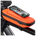 Étui de Vélo avec Support de Téléphone West Biking - 4"-6.5" - Orange