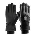 Gants à écran tactile coupe-vent pour l'extérieur - Hommes - Noir / Gris