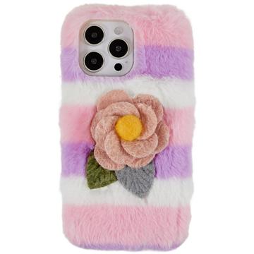 Coque iPhone 14 Pro en TPU 3D Plush Hiver poilu