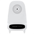 Wireless Charger with Passive Sound Amplifier M111 - 15W - White