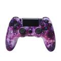 Manette de jeu sans fil pour PS4 Joystick avec haut-parleur et prise casque stéréo - Ciel étoilé violet