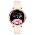 Smartwatch Élégante pour Femmes avec Capteur de Fréquence Cardiaque MK20  - Rose Doré