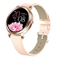 Smartwatch Élégante pour Femmes avec Capteur de Fréquence Cardiaque MK20  - Rose Doré