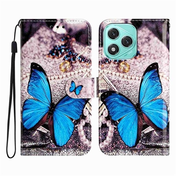 Étui Portefeuille Honor 400 Lite - Série Wonder - Papillon Bleu