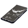 Étui Portefeuille Huawei P30 Lite - Série Wonder - Don\'t Touch