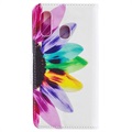 Étui Portefeuille Samsung Galaxy A40 - Série Wonder - Fleur