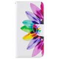 Étui Portefeuille Samsung Galaxy A50 Série Wonder - Fleur