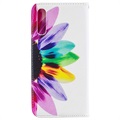 Étui Portefeuille Samsung Galaxy A50 Série Wonder - Fleur