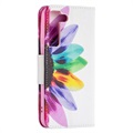 Étui Portefeuille pour Samsung Galaxy S22 5G - Série Wonder - Fleur