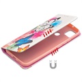 Étui Portefeuille Xiaomi Redmi 9C, Redmi 9C NFC - Série Wonder - Papillons