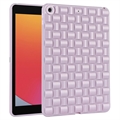 Coque iPad 10.2 2019/2020/2021 en TPU Texturé Tissé - Violete