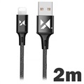 Câble de Données & de Charge Wozinsky - USB-A/Lightning - 2m - Noir