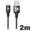 Câble de Données & de Charge Wozinsky - USB-A/Lightning - 2m - Noir