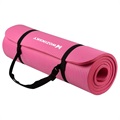 Wozinsky High-Density Exercise Mat with Carrying Strap - Pink