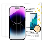 Protecteur d'Écran iPhone 17 Pro en Verre Trempé Wozinsky Super Tough - 2 Pcs.