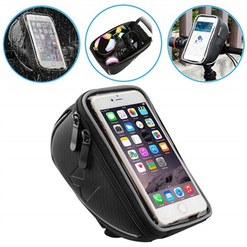 Étui Vélo Résistant à l\'Eau Wozinsky WBB4BK - 6.5" - Noir