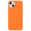 Coque iPhone 14 en Plastique Caoutchouté X-Level - Orange