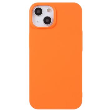 Coque iPhone 14 en Plastique Caoutchouté X-Level - Orange