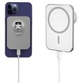 X16 Chargeur de voiture magnétique sans fil pour bouches d'aération 15W - Blanc