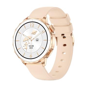 X2Mini Montre intelligente élégante avec 4GB de stockage et langue danoise - Rose Doré