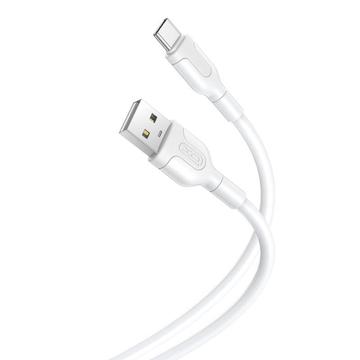 XO NB212 Câble USB-A / USB-C - 2.1A, 1m - Blanc