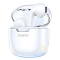 XUNDD X17 Casque d'écoute Bluetooth 5.3 à faible latence TWS avec étui de chargement - Blanc