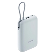 Xiaomi Banque d'alimentation 10000mAh avec câble USB-C intégré 22.5W - Bleu glacier